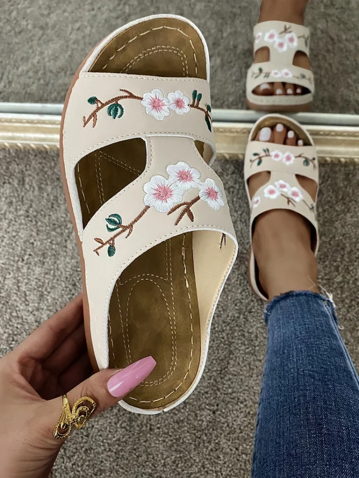 LAST DAY 70% OFF-2025 Women Casual Summer Daily Comfy Slip On Sandals