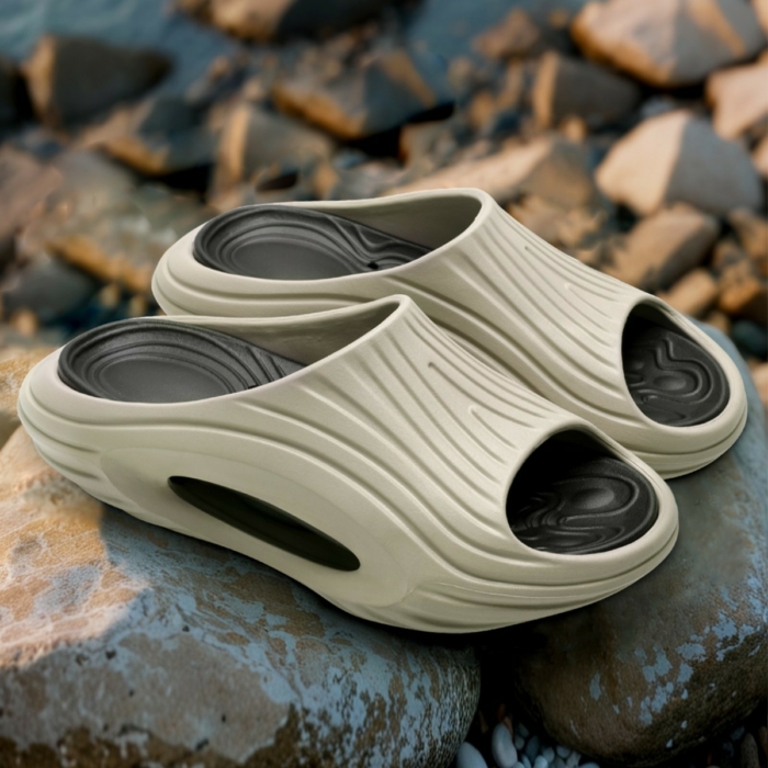👟 Sports Slippers 👨 Men's ☀️ Summer 2025 🆕 New Style Outer Wear (Outdoor ✅) Thick Bottom ☁️ Non-slip 👣 Eva ✨ Outdoor 🌲 Fashionable Sandals for Men 🚶‍♂️🛍️