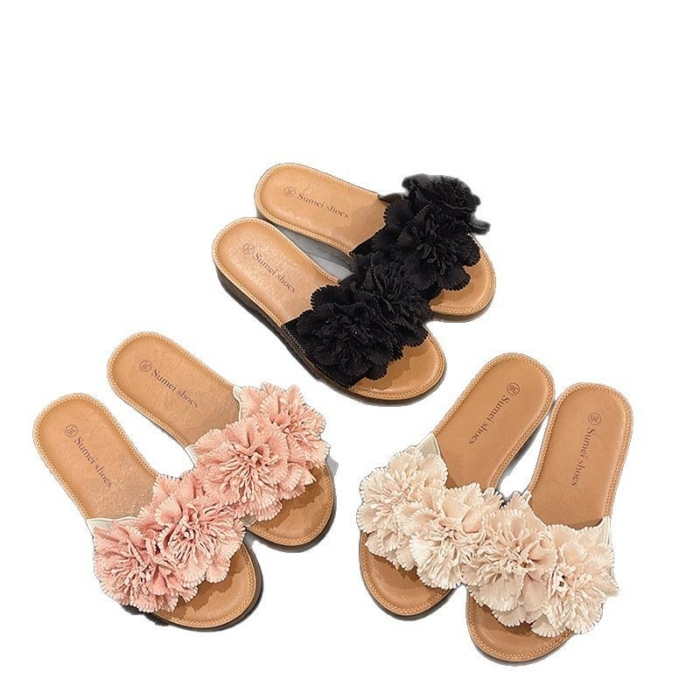 ❤Cute Flower Sandals for Summer ! Fashionable & popular . ❤Soft soles  perfect for the beach & moms-to-be❤