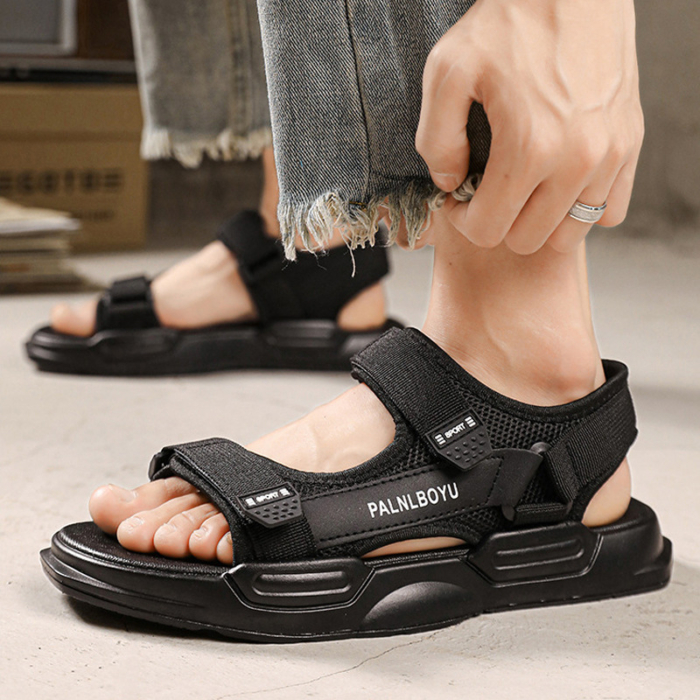 sandals summer 2025 new style trend outdoor sports beach shoes men's leisure driving soft bottom non-slip slippers