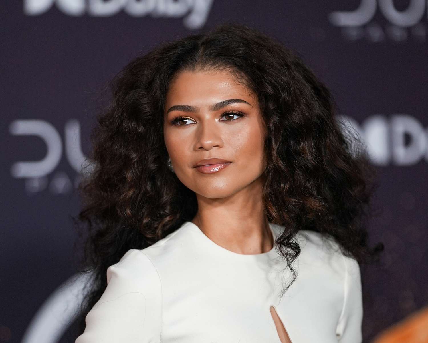 A smiling woman with healthy, defined curly hair, showing the beautiful results of using the eco-friendly Eco-Flex detangling brush.